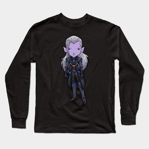 Lotor Long Sleeve T-Shirt by SpacebatDesigns 